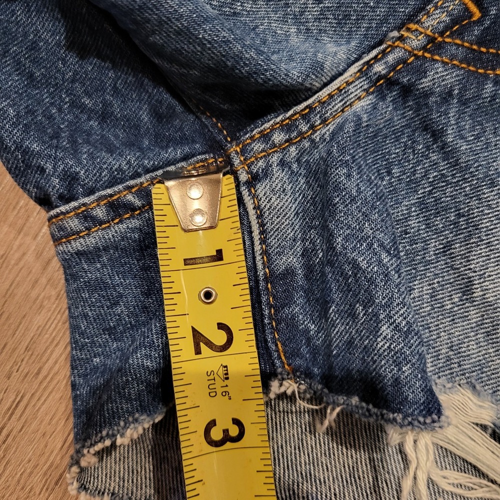 Levi's Denim Shorts Women's 26 Blue 501 Original Cut-Off High Rise Button $59.50 - Picture 13 of 14